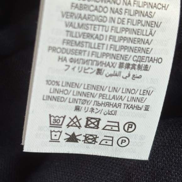 Boden Navy Blue Hampstead Linen Trousers 6P - Picture 13 of 15